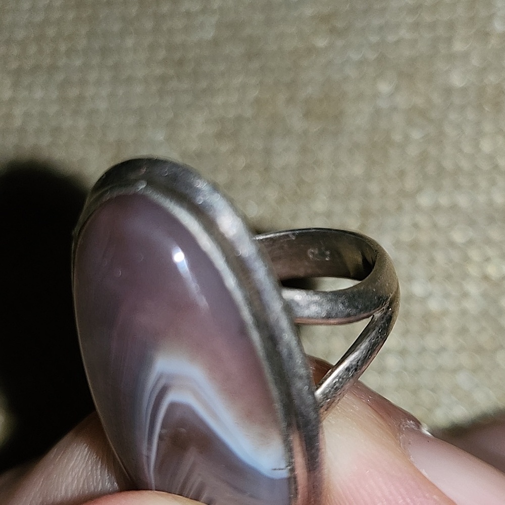 Brown Agate Statement Ring - image 5